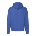 Sweat premium homme zippé à capuche doublée en polycoton, 280 g/m²