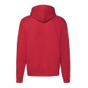 Sweat premium homme zippé à capuche doublée en polycoton, 280 g/m²