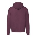 Sweat premium homme zippé à capuche doublée en polycoton, 280 g/m²