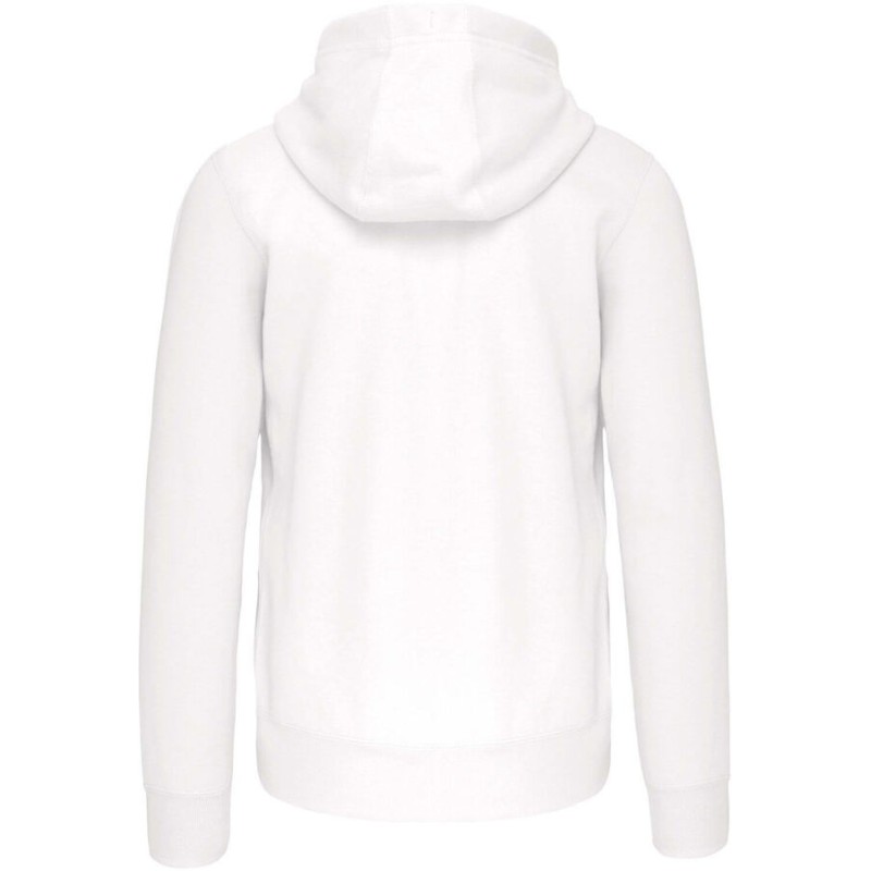 Sweat capuche zippé homme, capuche doublée en nid d'abeille, 300 g/m²