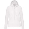 Sweat capuche zippé femme, capuche doublée en nid d'abeille, 300 g/m²