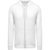 Veste zippée légère et douce à capuche en coton, 180 g/m²