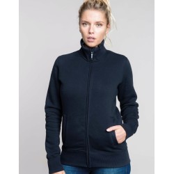 Veste molleton zippée femme coupe ajustée, 360 g/m²