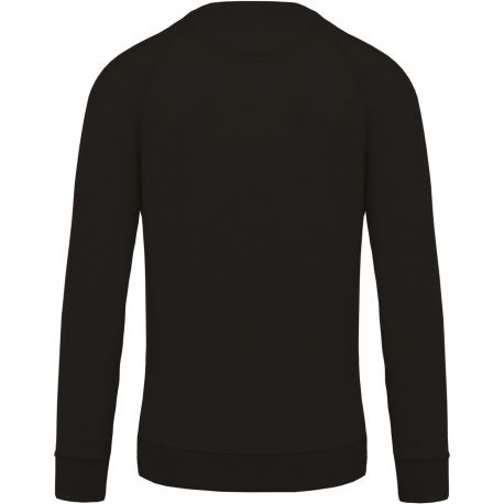 Sweat-shirt homme set-in bio et no label, manches raglan, 300 g/m²