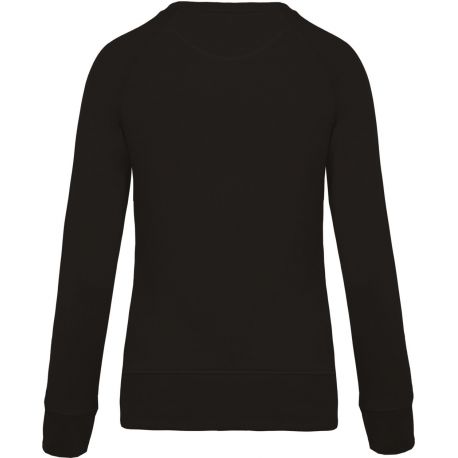 Sweat-shirt femme set-in bio et no label, manches raglan, 300 g/m²
