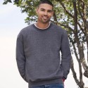 Sweat-shirt manches droites adulte en polycoton, 280 g/m²