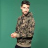 Sweat-shirt camouflage à capuche, 280 g/m²