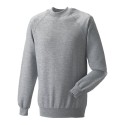 Sweat-shirt raglan coupe droite en polycoton, 295 g/m² 