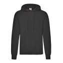 Sweat homme à capuche doublée en polycoton, poche kangourou, 280 g/m²