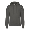 Sweat homme à capuche doublée en polycoton, poche kangourou, 280 g/m²