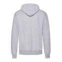 Sweat homme à capuche doublée en polycoton, poche kangourou, 280 g/m²