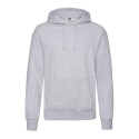 Sweat homme à capuche doublée en polycoton, poche kangourou, 280 g/m²