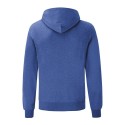 Sweat homme à capuche doublée en polycoton, poche kangourou, 280 g/m²