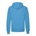 Sweat homme à capuche doublée en polycoton, poche kangourou, 280 g/m²