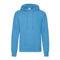 Sweat homme à capuche doublée en polycoton, poche kangourou, 280 g/m²