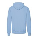 Sweat homme à capuche doublée en polycoton, poche kangourou, 280 g/m²
