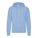 Sweat homme à capuche doublée en polycoton, poche kangourou, 280 g/m²