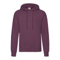 Sweat homme à capuche doublée en polycoton, poche kangourou, 280 g/m²