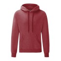 Sweat homme à capuche doublée en polycoton, poche kangourou, 280 g/m²