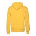 Sweat homme à capuche doublée en polycoton, poche kangourou, 280 g/m²