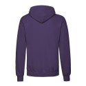 Sweat homme à capuche doublée en polycoton, poche kangourou, 280 g/m²