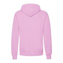 Sweat homme à capuche doublée en polycoton, poche kangourou, 280 g/m²