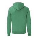 Sweat homme à capuche doublée en polycoton, poche kangourou, 280 g/m²