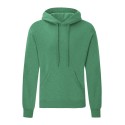 Sweat homme à capuche doublée en polycoton, poche kangourou, 280 g/m²