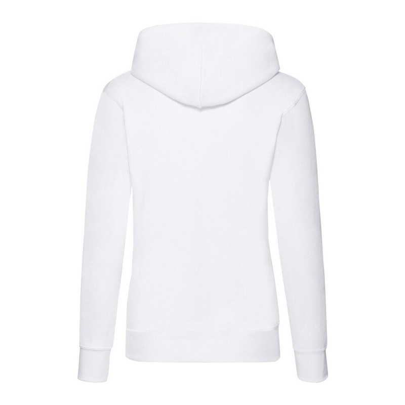 Sweat femme à capuche doublée en polycoton, poche kangourou, 280 g/m²