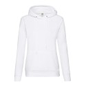Sweat femme à capuche doublée en polycoton, poche kangourou, 280 g/m²
