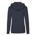 Sweat femme à capuche doublée en polycoton, poche kangourou, 280 g/m²