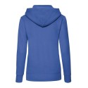 Sweat femme à capuche doublée en polycoton, poche kangourou, 280 g/m²