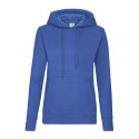 Sweat femme à capuche doublée en polycoton, poche kangourou, 280 g/m²