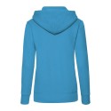 Sweat femme à capuche doublée en polycoton, poche kangourou, 280 g/m²