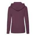 Sweat femme à capuche doublée en polycoton, poche kangourou, 280 g/m²