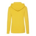 Sweat femme à capuche doublée en polycoton, poche kangourou, 280 g/m²