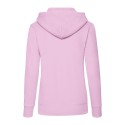 Sweat femme à capuche doublée en polycoton, poche kangourou, 280 g/m²