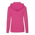 Sweat femme à capuche doublée en polycoton, poche kangourou, 280 g/m²