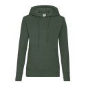 Sweat femme à capuche doublée en polycoton, poche kangourou, 280 g/m²
