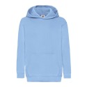 Sweat à capuche doublée enfant en polycoton, 280 g/m²