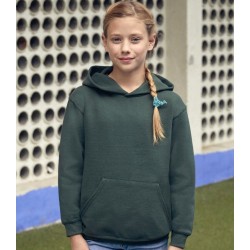 Sweat à capuche doublée enfant en polycoton, 280 g/m²