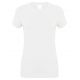 T-shirt stretch femme col rond en coton et élasthanne, 165 g/m²