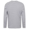 T-shirt marinière manches longues en coton doux jersey, 160 g/m²