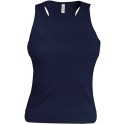 Débardeur femme dos nageur en coton épais, 220 g/m²