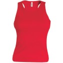 Débardeur femme dos nageur en coton épais, 220 g/m²