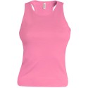Débardeur femme dos nageur en coton épais, 220 g/m²