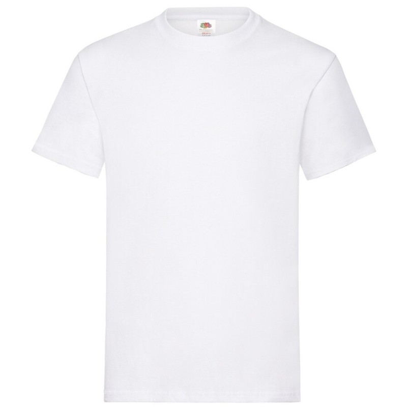 T-shirt heavy en coton lourd col rond, manches courtes, 195 g/m²