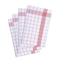 Lot de 10 torchons de cuisine en coton, 50 x 70 cm