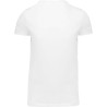 T-shirt homme Supima col V manches courtes sans étiquette, 160 g/m²