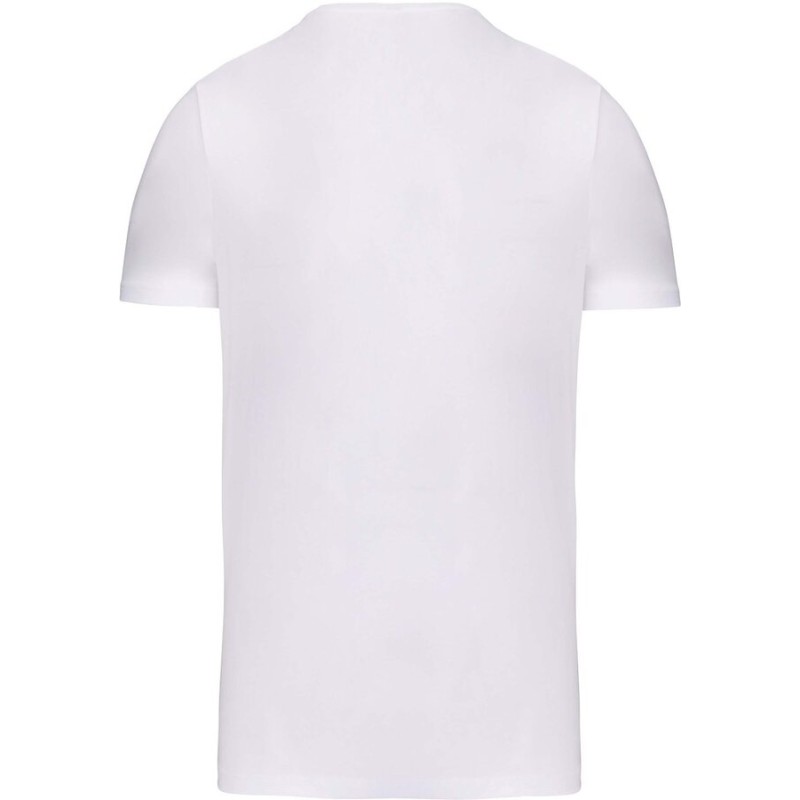 T-shirt homme col rond stretch en coton élasthanne, 160 g/m²